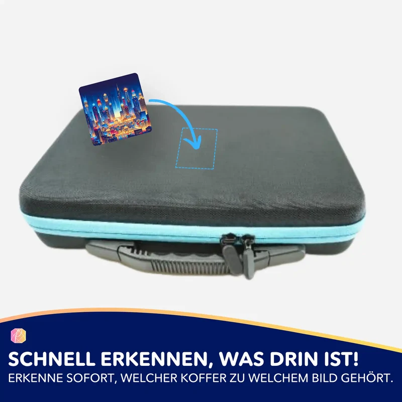 Aufkleber 5er-Set - Stadt der Lichter "Limited Edition"