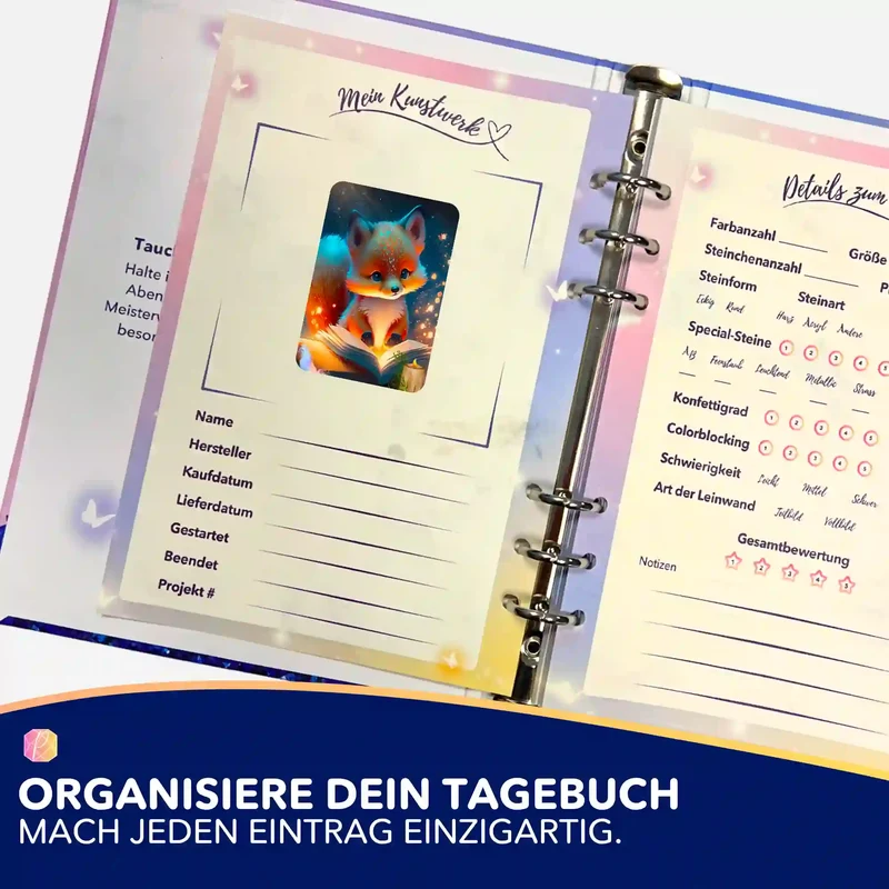 Aufkleber 5er-Set - Lesestunde im Fuchswald "Limited Edition"