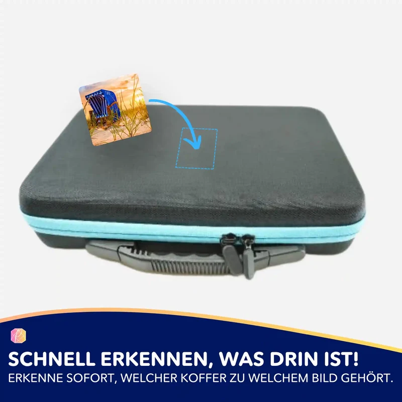 Aufkleber 5er-Set - Relaxtime am Strand