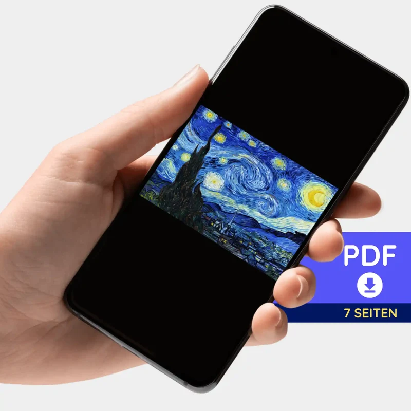 Digitale Bildmappe - Van Gogh "Sternennacht"