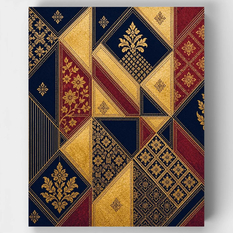 "Songket Heritage" Paint by Numbers Kit