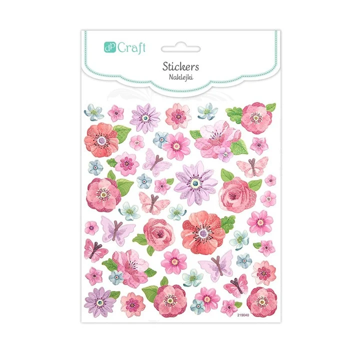 Stickers | Flowers, 46 pcs