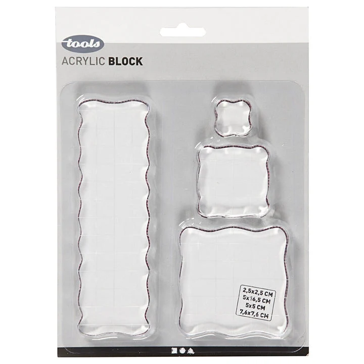 Acrylic Block for Silicone Stamps