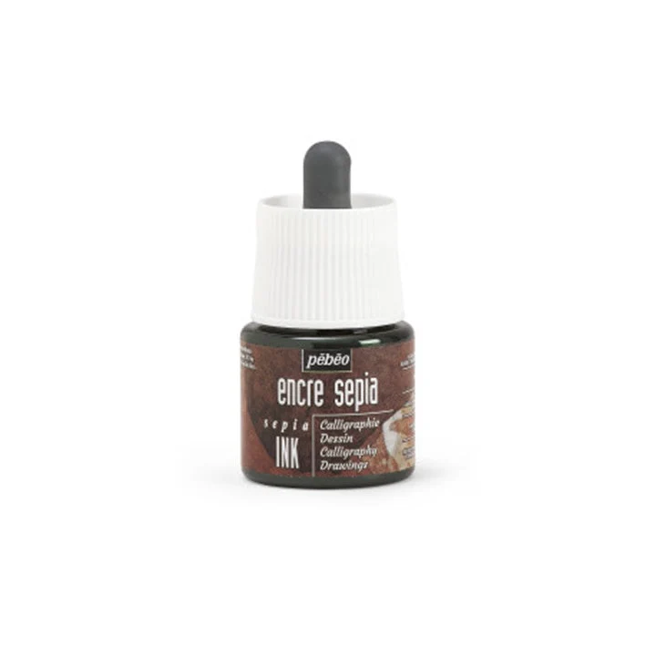 Pebeo Sepia Ink Acrylic Ink 45 ml