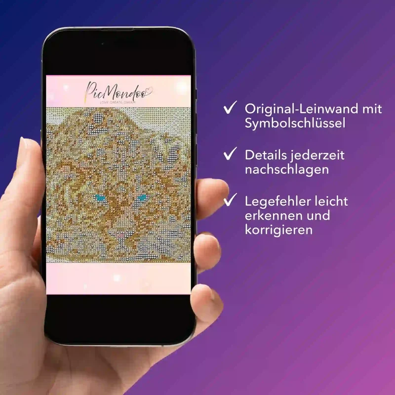 Digitale Bildmappe - Leopard Blue Eyes MINI