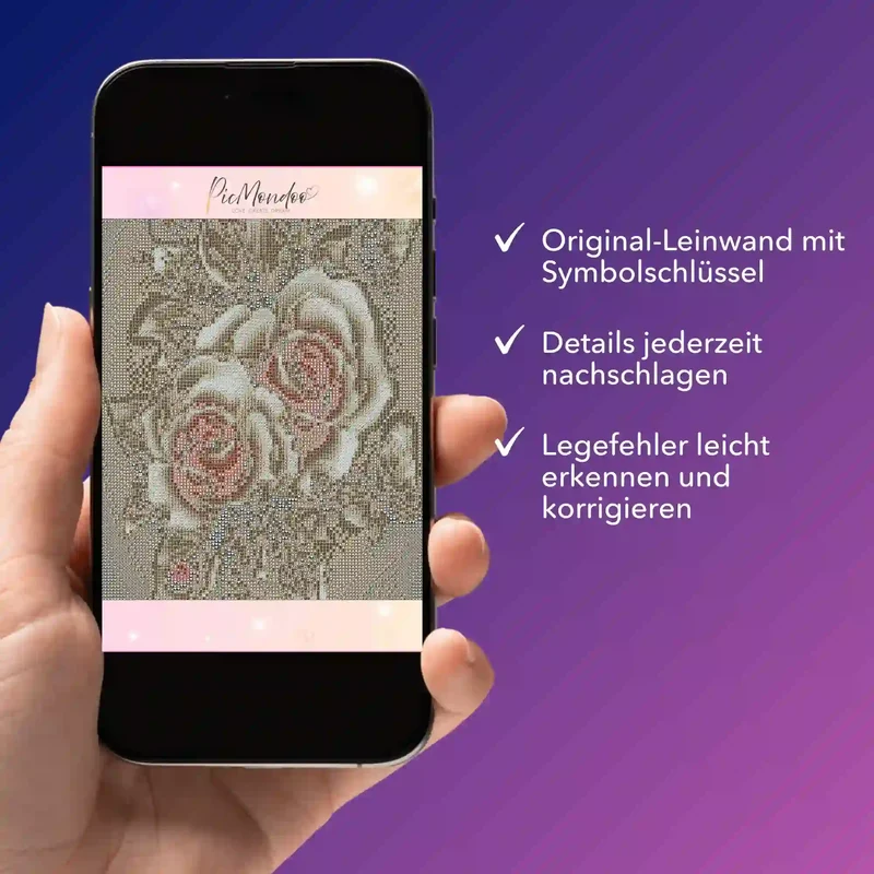 Digitale Bildmappe - Goldene Rosen