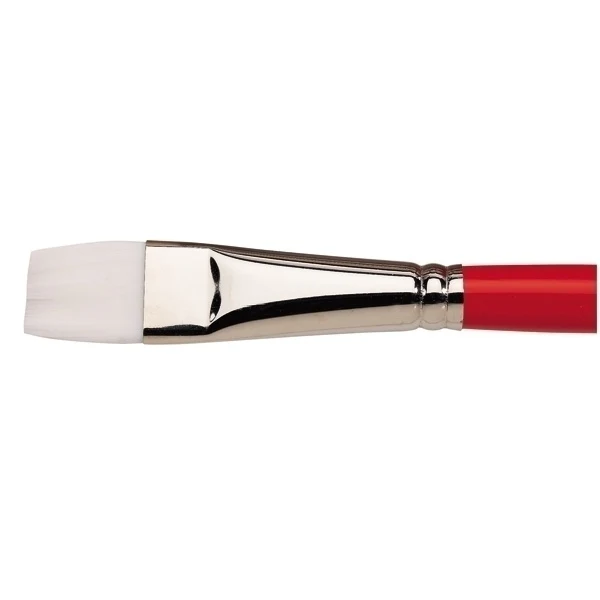 Winsor & Newton - University - Series 237 Short Flat No. 12 Long Handle