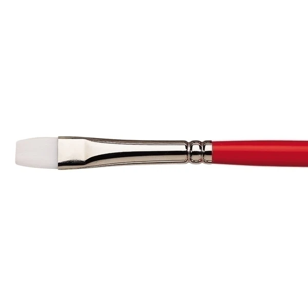 Winsor & Newton - University - Series 237 Short Flat No. 4 Long Handle