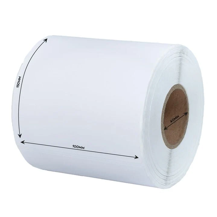 White Self-Adhesive Thermal Labels 100x150 mm - 500 pcs