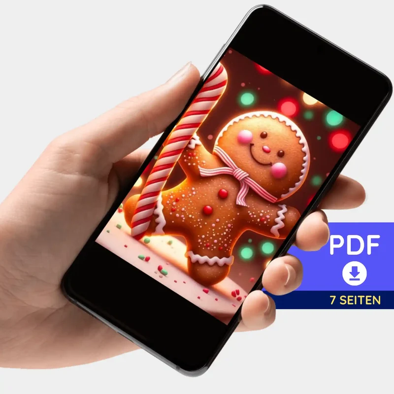 Digitale Bildmappe - Lebkuchenmännchen