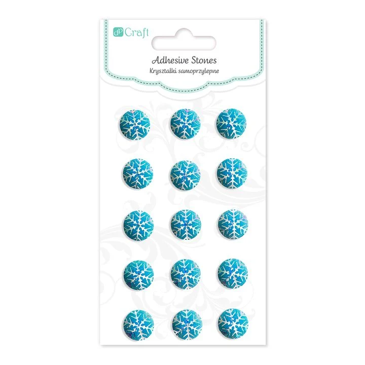 Self-Adhesive Snowflake Rhinestones