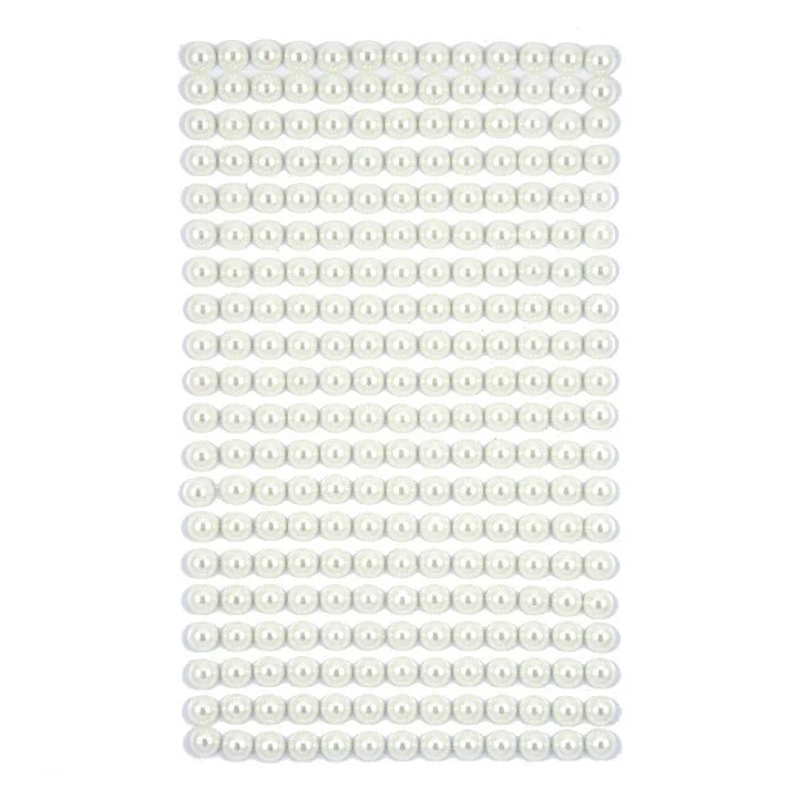 Self-Adhesive Pearls 6 mm Ivory / 260 pcs