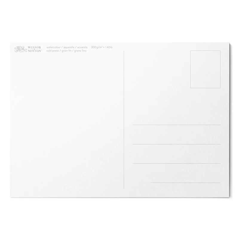 Winsor & Newton - Watercolour Pad - Gummed - Cold Pressed A6 Postcards - 15 Sheets 300gsm