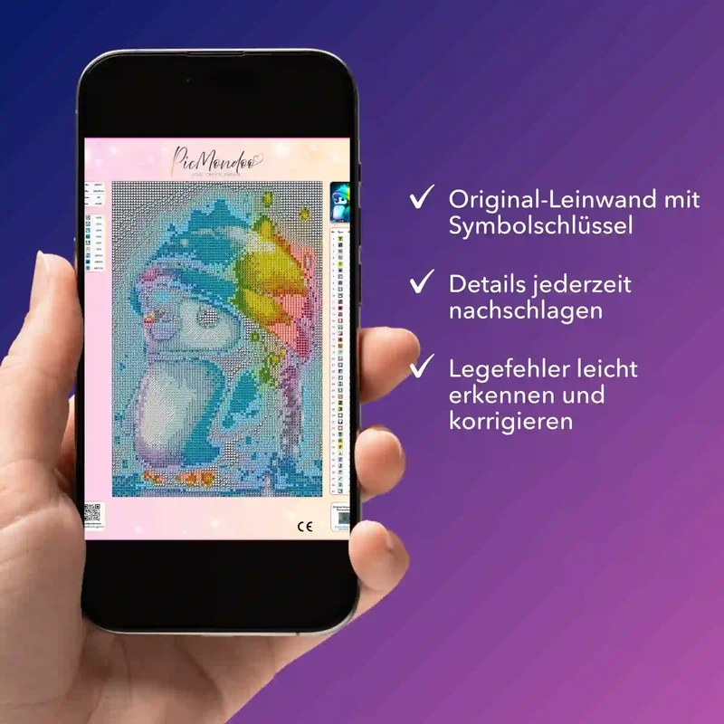 Digitale Bildmappe - Kleiner Pinguin