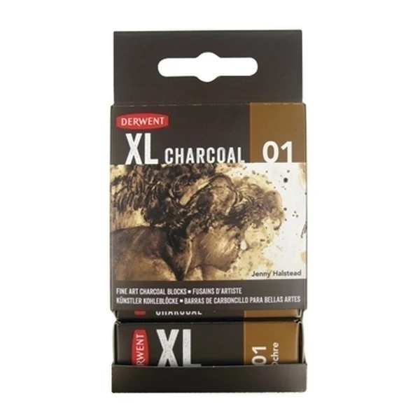Derwent - XL Charcoal Block - Ochre