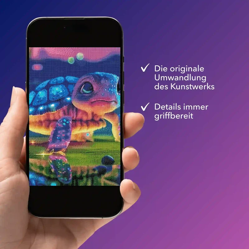 Digitale Bildmappe - Sparkling turtle
