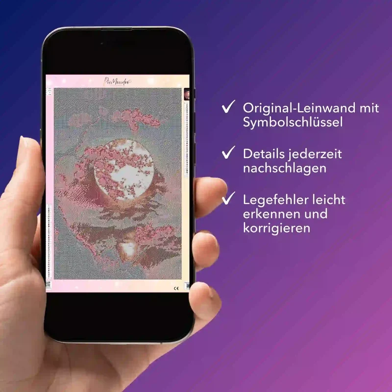 Digitale Bildmappe - Kirschblüten im Mondschein