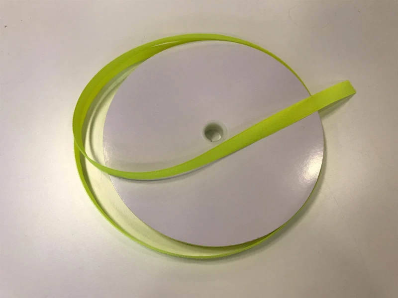 Klettband 20mm neon gelb Flauschband