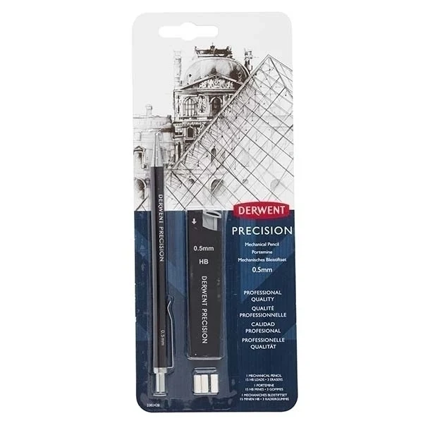 Derwent - Precision Mechanical Pencil HB 0.5mm Set