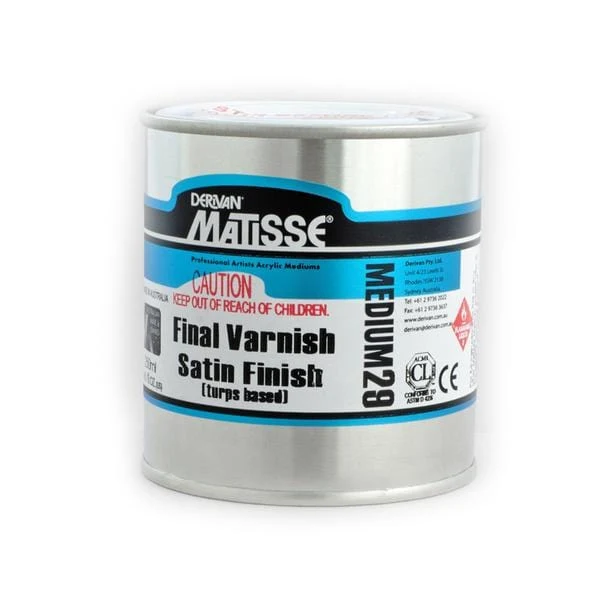Derivan Matisse MM29 Final Varnish Satin Finish Medium 250ml