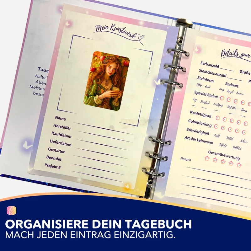 Aufkleber 5er-Set - Susen Pfifferling - Apfelmädchen Ruby