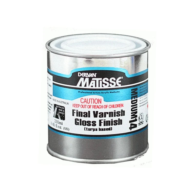 Derivan Matisse MM14 Final Varnish Gloss Finish 250ml