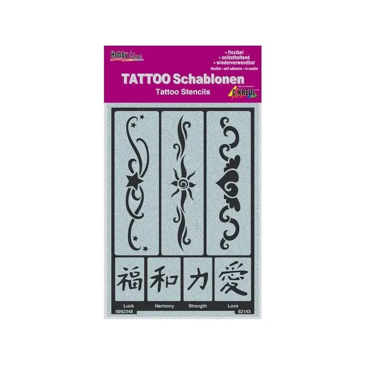 Self-Adhesive Tattoo Stencil Ribbons