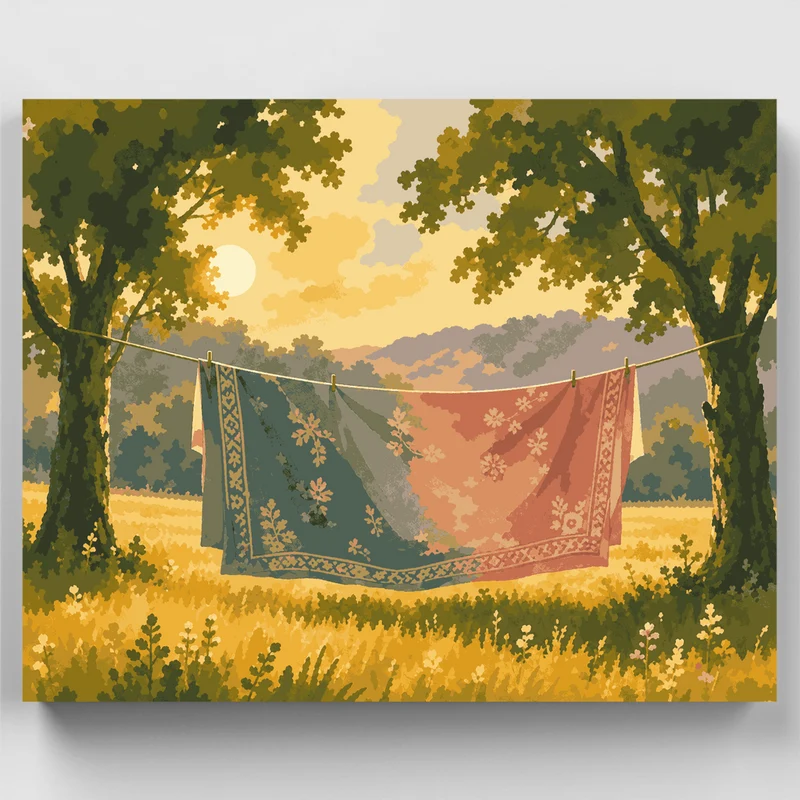 Tapestries on the Line - Paint by Numbers Kit