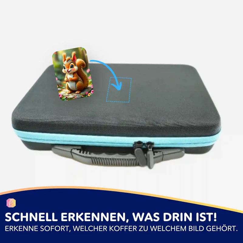 Aufkleber 5er-Set - Elvis Eichhörnchen