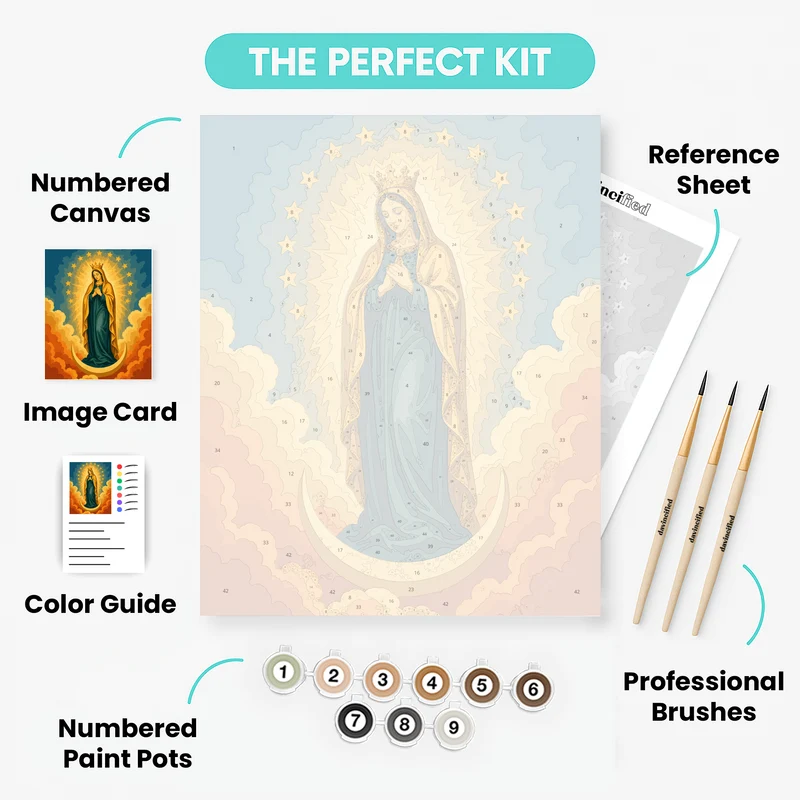 Our Lady of Guadalupe - Paint by Numbers Kit