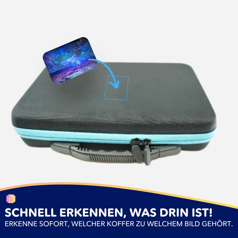 Aufkleber 5er-Set - Ozean trifft auf Universum MINI