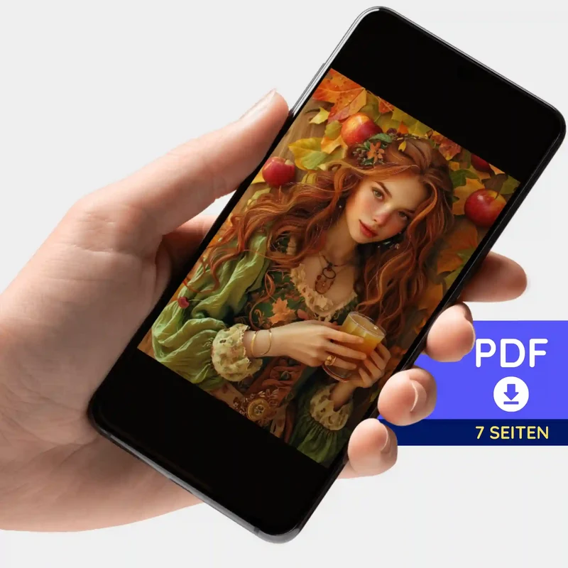 Digitale Bildmappe - Susen Pfifferling - Apfelmädchen Ruby