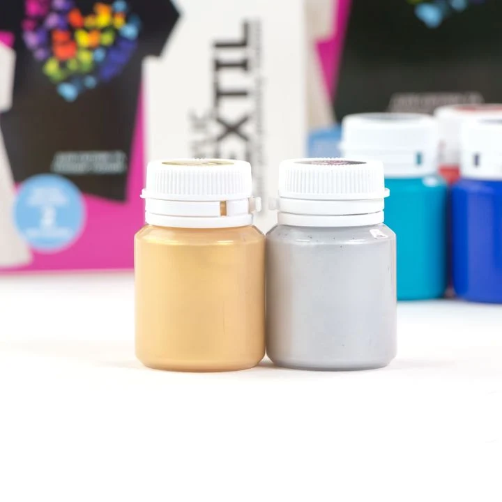 ROSA TALENT HEART Set of Acrylic Fabric Paints, 24 x 20 ml