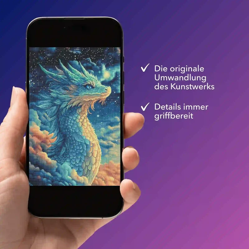 Digitale Bildmappe - Susen Pfifferling - Himmelsdrache Saphira