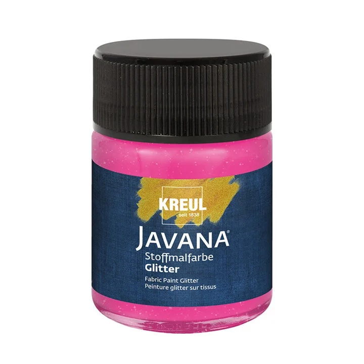 JAVANA Glitter Fabric Paint, 50 ml