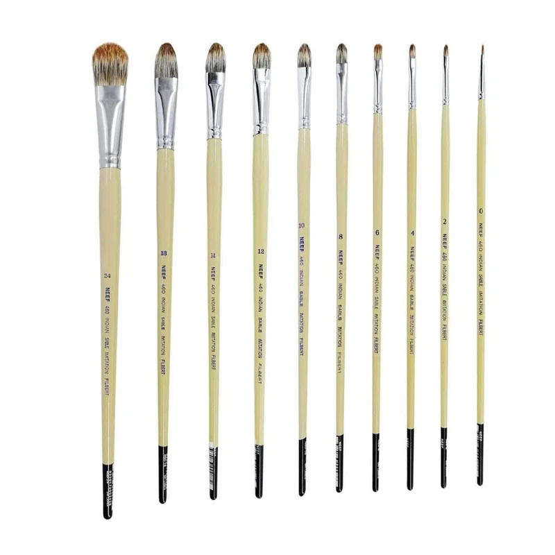 Neef 460 Indian Sable Imitation Filbert Brush