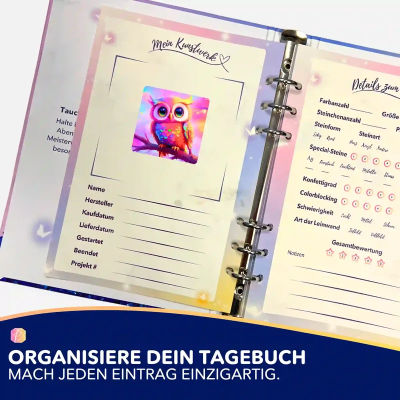 Aufkleber 5er-Set - Eulchen Eulalia