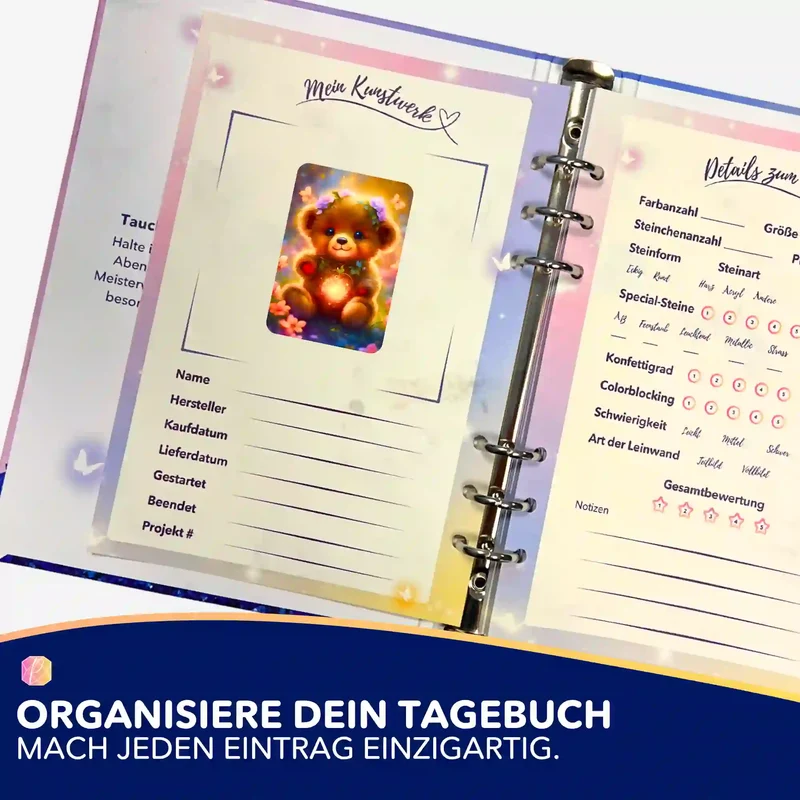Aufkleber 5er-Set - Kleiner Leuchtbär