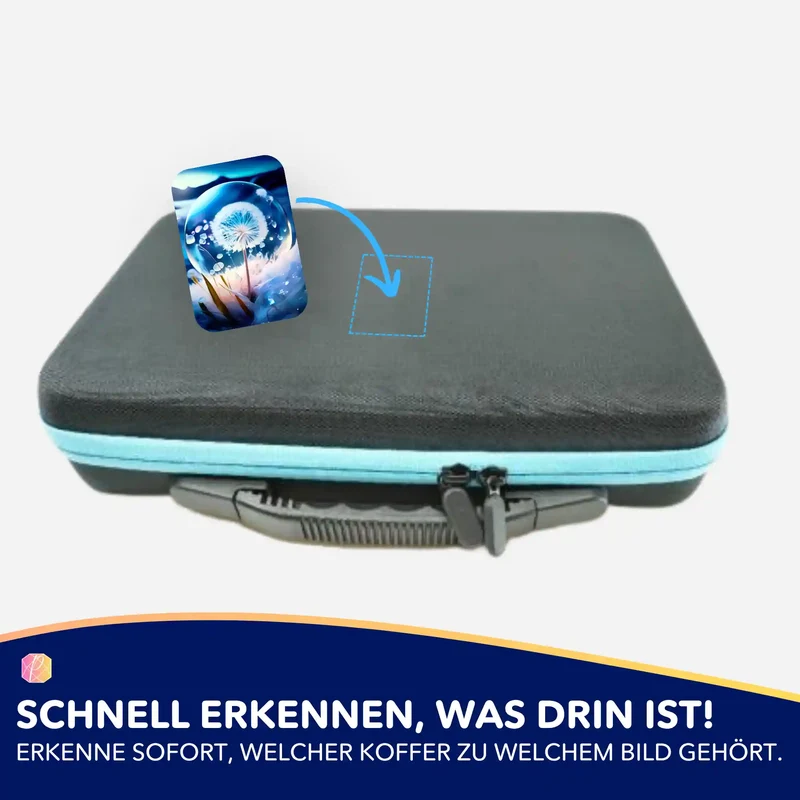 Aufkleber 5er-Set - Pusteblume Eiskristall