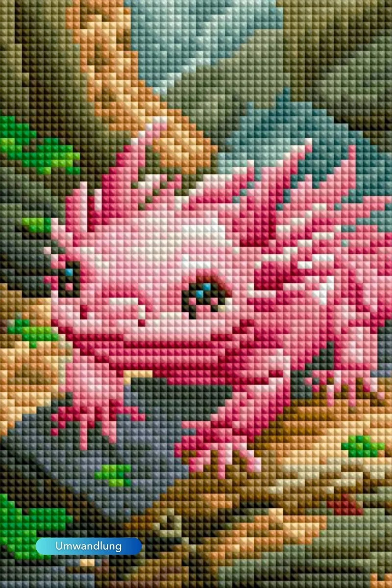 Diamond Painting Mini - Axoloti