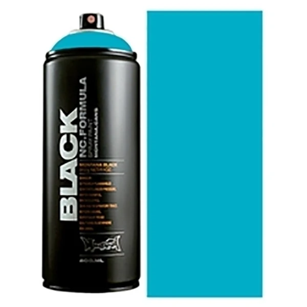 Montana - BLACK - True Cyan - 400ml (BLK TR5000)