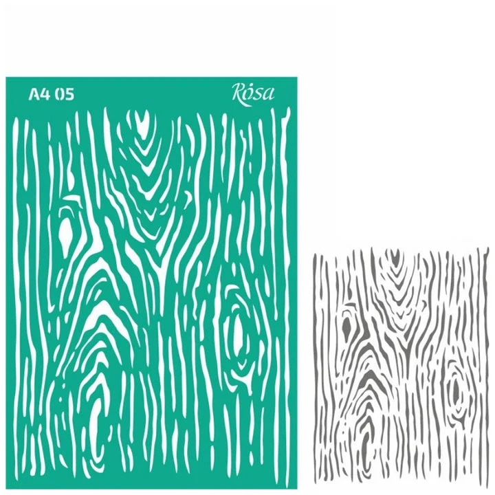 Rosa Self-Adhesive Stencil Talent A4, Pattern No. 05