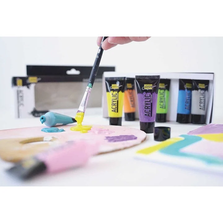 Kreul Solo Goya Acrylic Paints, Mixed Set 8 x 20 ml