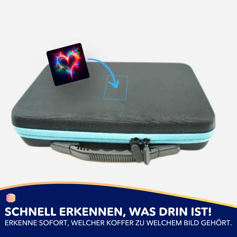 Aufkleber 5er-Set - Herzflimmern