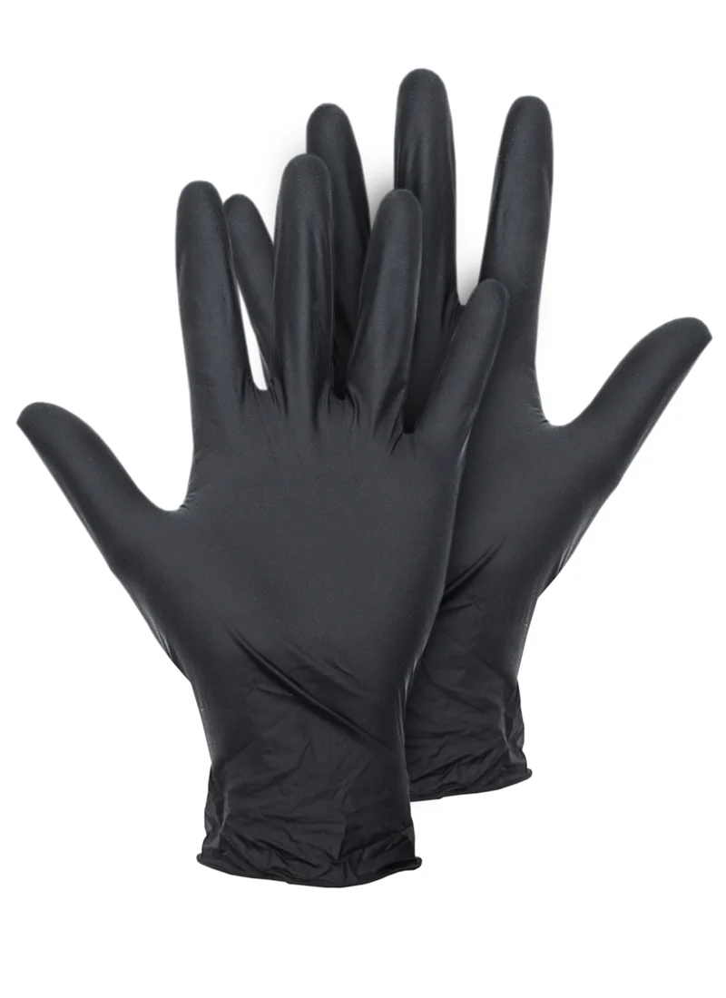 Montana - Black Latex Gloves Size Small Box of 100