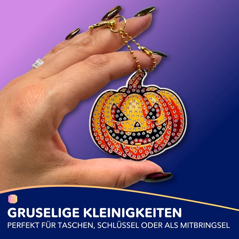 Diamond Painting Schlüsselanhänger - Halloween