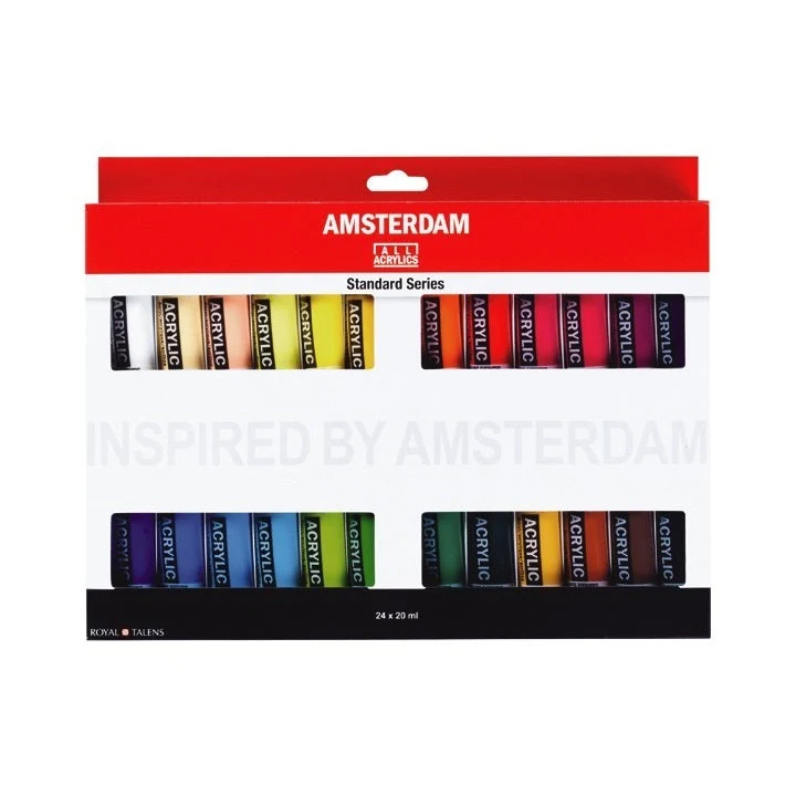 AMSTERDAM STANDARD SERIES Acrylic Paint Set / 24x20 ml