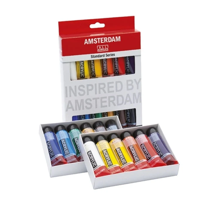 AMSTERDAM Standard Series Acrylic Paints Set 12 x 20 ml