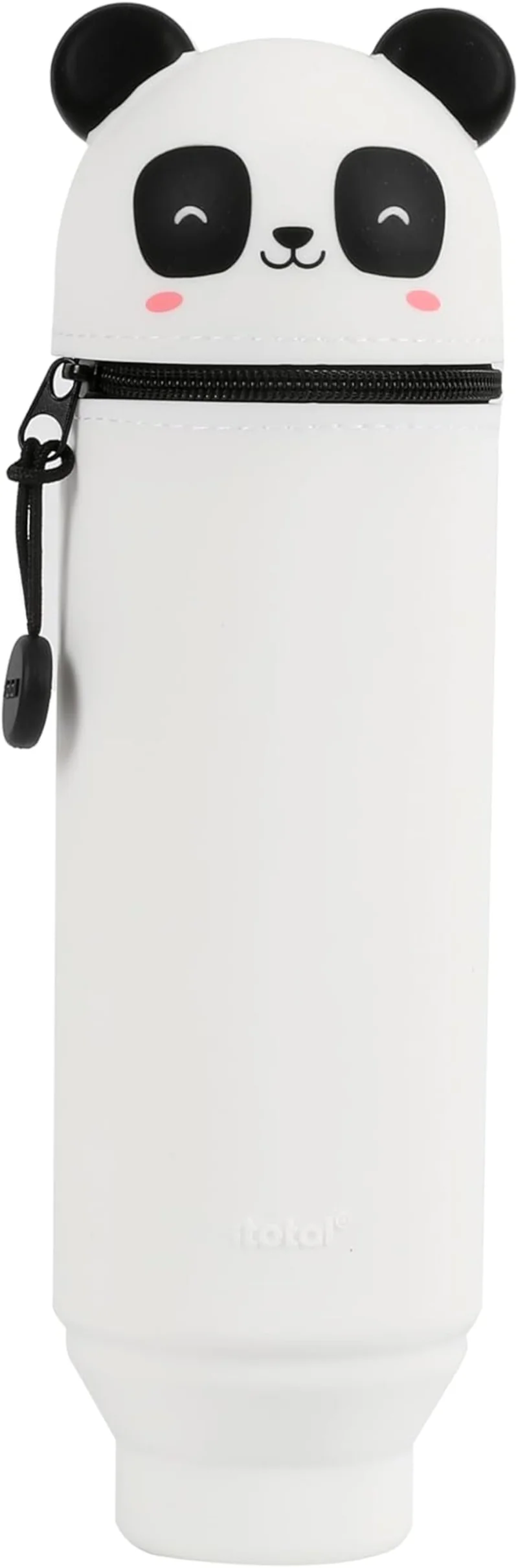 I-TOTAL Silikon Federmäppchen Panda – ausziehbar, 6x21 cm