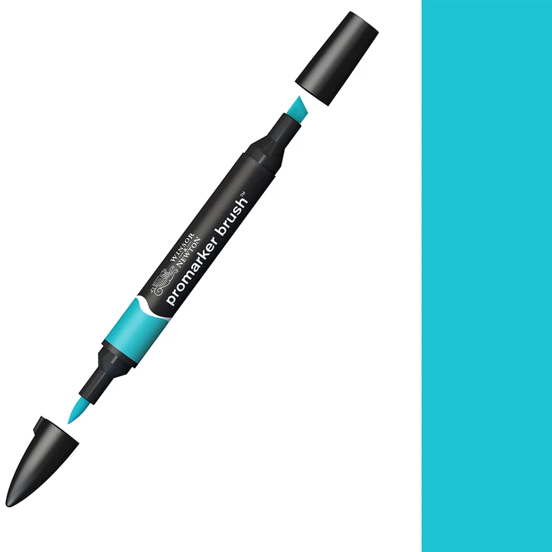 Winsor & Newton - Promarker Brush - Turquoise - BrushMarker
